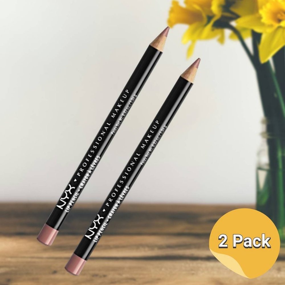 2 Pack - NYX Slim lip pencil nude pink, spl858